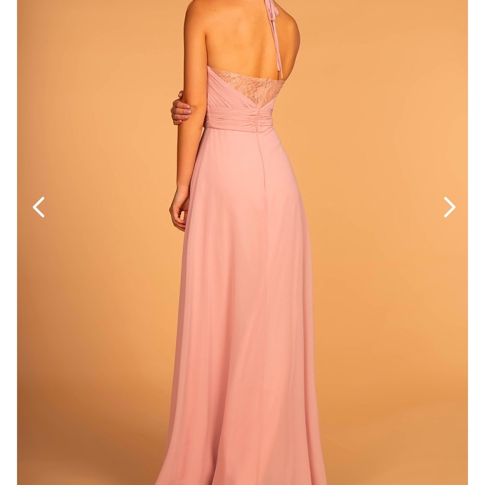 (NWOT) Pink chiffon dress size 2X - Picture 8 of 17
